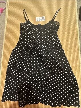 NEW Forever 21 Black and White Polka Dot Dress
